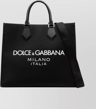 Dolce & Gabbana nylon large tote bag