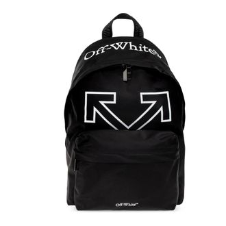 Off-white Zaino con Logo - - Bags - Uomo - Nero - ONE SIZE