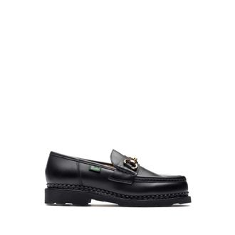 Paraboot Orsayti Leather Loafers - female - Paraboot - Loafers - Black - 7 1/2 UK - Shoes