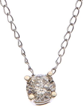 The Eternal Fit 14K 0.25 Ct. Tw. Diamond Pendant Necklace