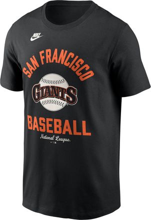 Nike San Francisco Giants Cooperstown Nike Mens MLB T-Shirt in Black | N19900AG83-079