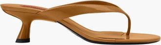 Simon Miller Womens Beep Thong Sandals In Dark Nude