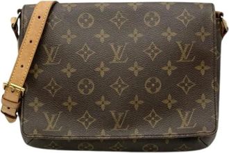 Louis Vuitton Pre-owned Cross Body Bags, female, Brown, Size: ONE SIZE Pre-owned Vintage Monogram Shoulder Bag