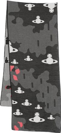 Vivienne Westwood Camouflage Orb Scarf