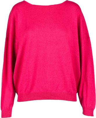 Be You Fuchsia Cotton Cashmere Sweater