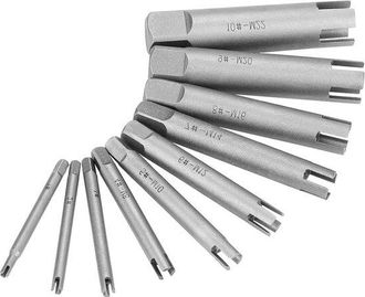 OEM Allecto Plus - Juego De Extractores De Grifos Para Desmontar Cabezales De Grifo Rotos - 10 Piezas Fabricadas En Acero De Alta Calidad