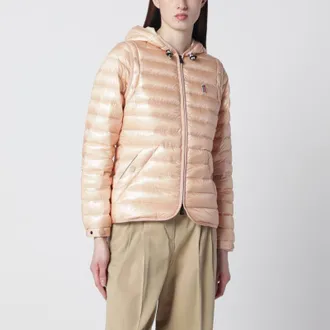 Moncler Karura short transformable down jacket pink