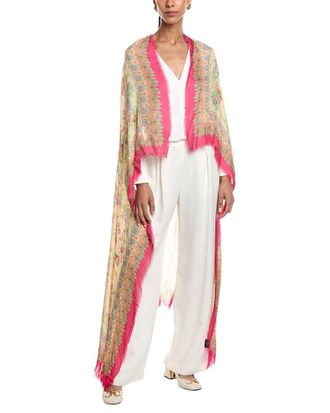 Etro Logo Silk-Blend Shawl