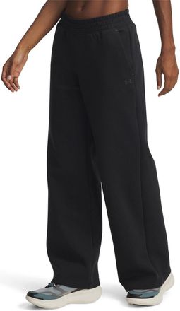 Under Armour Dames/Dames Sweatbroek Wijde Pijpen (Zwart)