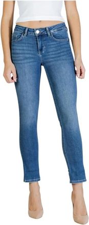 Liu Jo B.up Monroe Regular Jeans - Dames - Cropped Jeans - Blauw - W30 L28 - Katoen - Jeans