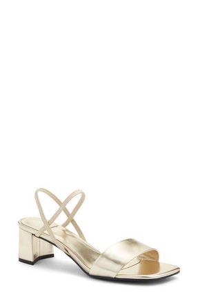 Jeffrey Campbell Adapt Slingback Sandal in Platino Metallic at Nordstrom, Size 9.5