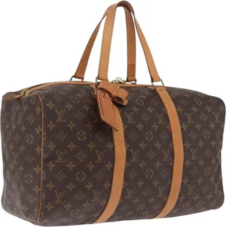 Louis Vuitton Sac Souple Monogram Canvas Brown Canvas Handbag (Pre-Owned)