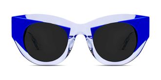 Thierry Lasry Captivity 00 CLEAR Womens Sunglasses Size 48