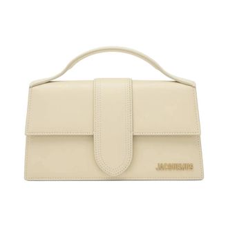 Jacquemus De Grote Bambino Tas - Dames - Handtassen - Beige - ONE Size - Katoen - Tassen