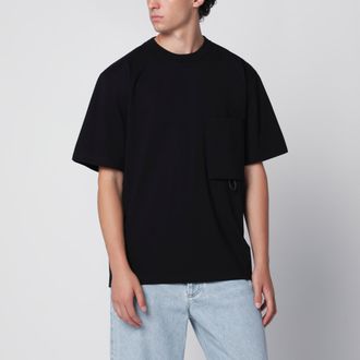 Bottega Veneta T-shirt in jersey di cotone nera