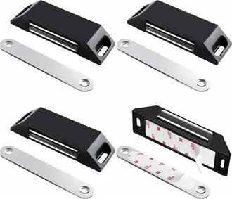 OEM Imanes Adhesivos Para Puertas De Armarios, Juego De 4 Cierres Magn&eacute;ticos, No Requieren Perforaci&oacute;n, Para Armarios De Cocina, Cierre Magn&eacute;tico Potente 