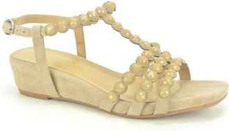 Alma En Pena Beige Sand Parel Stijlvolle Schoenen - Dames - Sleehakken - Beige - 37 EU - Schoenen