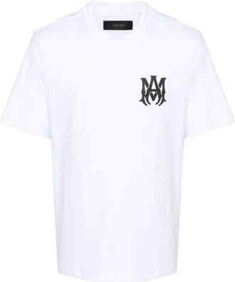 Amiri MA Core Logo T-Shirt - Heren - T-shirts - Wit - M - Katoen - Tops