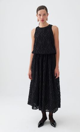 Nocturne Halter Neck Maxi Dress