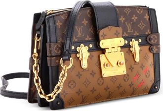 Louis Vuitton Trunk Reverse Monogram Canvas clutch bag - Marrone