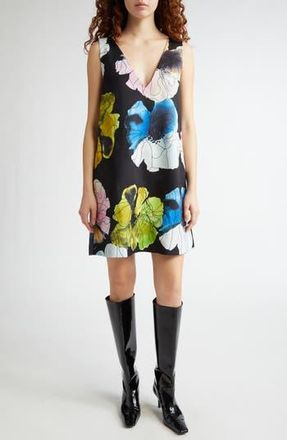 Stine Goya Embroidered Crepe Shift Minidress in Watercolor Bloom at Nordstrom Rack, Size X-Small