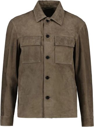 Arma Leren jassen - Heren - Leren en Su&egrave;de Jassen - Bruin - 2XL - Leer - Jassen