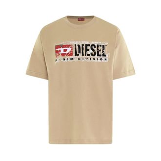 Diesel Camiseta Beige T-Norm-T6 - Tops - Hombre - Beige - L