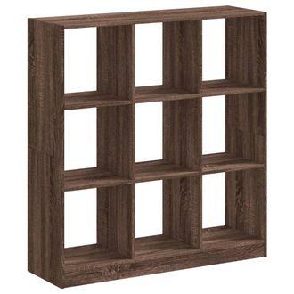 vidaXL Estanter&iacute;a Madera De Ingenier&iacute;a Marr&oacute;n Roble 102x32x108 Cm Vidaxl
