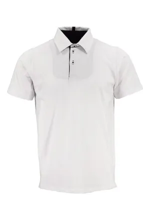 Lords of Harlech Pietro Stretch Cotton Polo Shirt in White at Nordstrom, Size Xx-Large