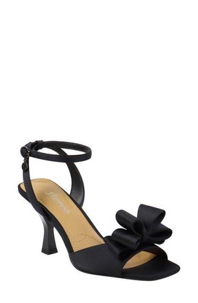 J. Rene&eacute; Nishia Ankle Strap Sandal in Black at Nordstrom, Size 10.5