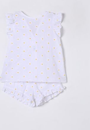 Il Gufo Coordinato in cotone floreale Il Gufo