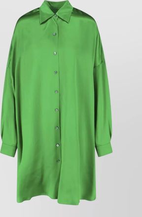 Dries Van Noten long sleeve collared loose fit top