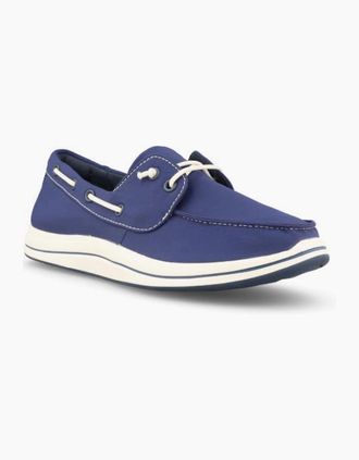 Clarks Womens Clarks Cloudsteppers Brinkley Edge in Navy canvas