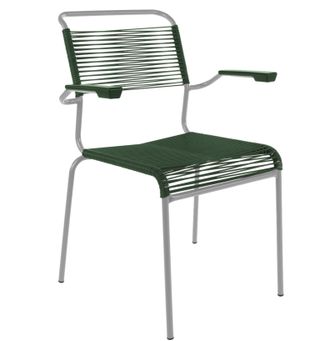 Schubiger M&ouml;bel Spaghetti-Stuhl S&auml;ntis mit Armlehnen