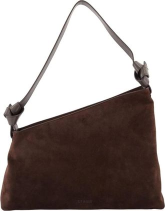 Staud Dani Schoudertas - Dames - Schoudertassen - Bruin - ONE Size - Su&egrave;de - Tassen