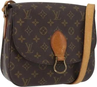 Louis Vuitton Pre-owned Vintage Monogram Schoudertas - Dames - Vintage Schoudertas - Bruin - ONE Size - Leer - Vintage
