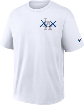 Nike Los Angeles Dodgers Elevated Max90 Nike Mens x KAWS MLB T-Shirt in White | 04T610AKA1-SW0