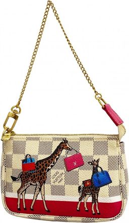 Louis Vuitton Pink White Pouch (Pre-Owned)