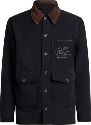 Etro Giacca Pegaso Con Applicazione-Uomo