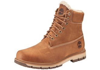 Timberland Schn&uuml;rboots TIMBERLAND RADFORDMID WARM LINED WATERPROOF BOOT, Herren, Gr. 41,5, wheat, Leder, Schuhe Schn&uuml;rboots, Winterstiefel, Schn&uuml;rstiefel, Winter
