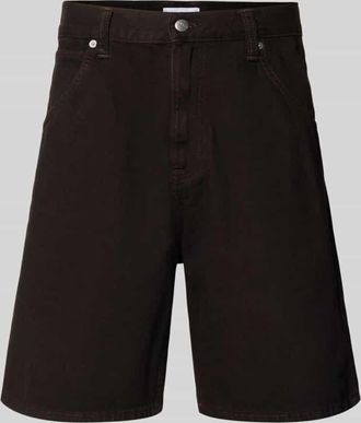 Edwin Straight Fit Shorts in Denim-Optik Modell Tyrell in Black, Gr&ouml;&szlig;e 29