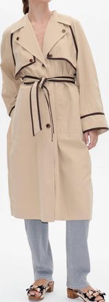 Baum Und Pferdgarten Deona Trench Coat In Travertine