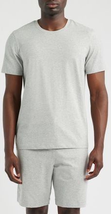 Daniel Buchler Cotton Blend Crewneck T-Shirt in Grey Heather at Nordstrom, Size Xx-Large