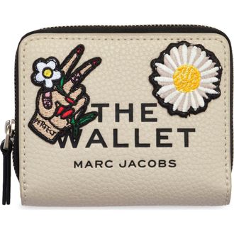 Marc Jacobs The Mini Compact Wallet in Cloud White Multi at Nordstrom
