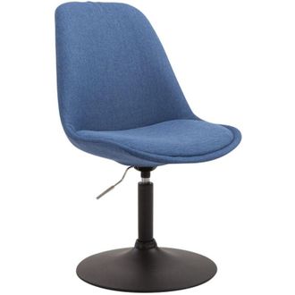 Clp Silla De Comedor Maverick En Tela Azul Negro
