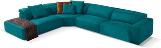 Egoitaliano Ecksofa »Beverly, extravangantes Designsofa mit erstklassigem Sitzkomfort« wahlweise mit elektrischer Relaxfunktion, Kopfteilverstellung