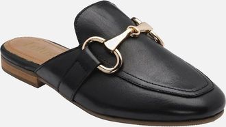 Lotus Womens Taylor Womens Backless Loafers - Black - Size: 6