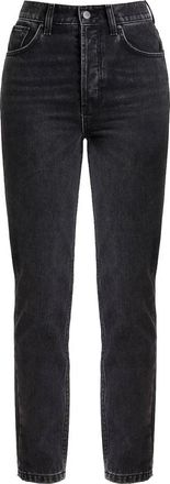 Anine Bing Sonya Slim-fit Jeans - Dames - Slim Fit Jeans - Zwart - W24 - Katoen - Jeans