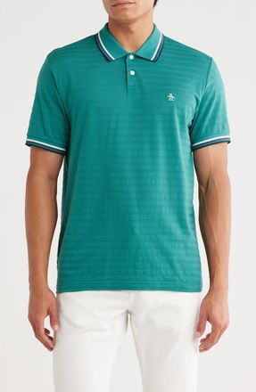 Original Penguin Tipped Slub Polo in Cadmium Green at Nordstrom Rack, Size Medium