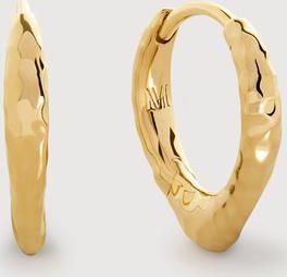 Monica Vinader Gold Siren Tapered Huggie Earrings